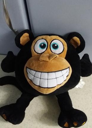 Crazy Pets черная обезьянка, мягкая игрушка