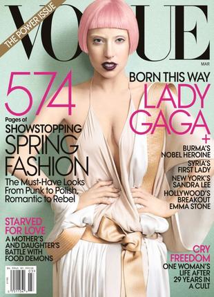 журнал Vogue USA (March 2011), Леди Гага, журналы мода-стиль