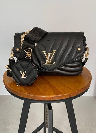 Жіноча сумка Louis Vuitton New Wave Multi Pochette Black