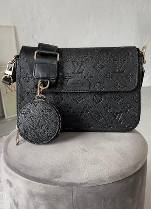 Жіноча сумка Louis Vuitton Multi Pochette Black