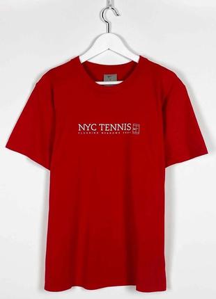 Вінтажна оверсайз футболка nyc tennis court 2001 року