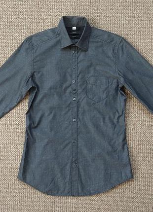 Diesel рубашка slim fit хлопок и шёлк оригинал (s)