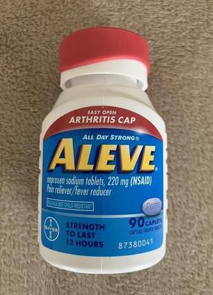 Аleve (Алів) 220 мг, 90 таблеток Bayer, знеболювальні.