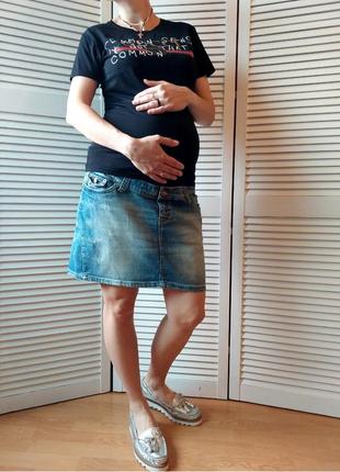 Джинсовая юбка для  беременных 🤰🤱