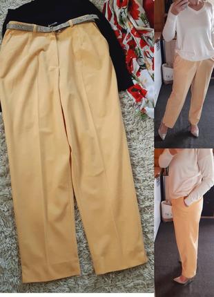 Стильные бархатные брюки в жёлтом цвете, p. 40-42