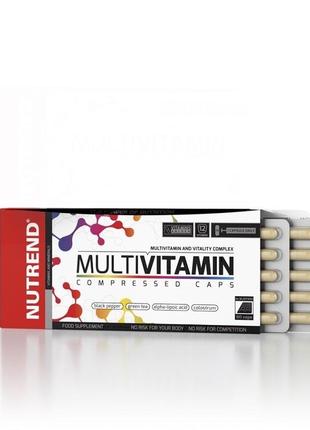 Вітаміни та мінерали Nutrend MultiVitamin Compressed, 60 капсул