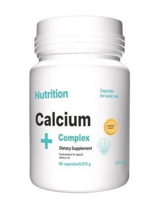 Витамины и минералы EntherMeal Calcium +, 60 капсул