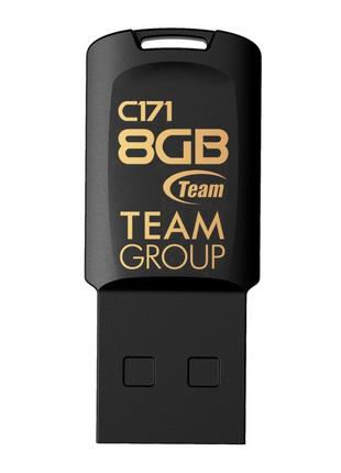 Флеш-накопитель USB 8GB Team C171 Black (TC1718GB01)