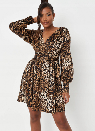 Платье в леопардновый принт