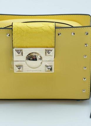 Кожаная сумочка кросс-боди cromia (италия), оригинал.