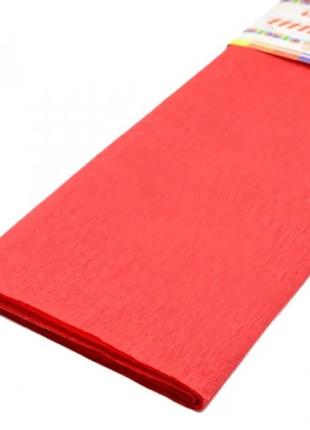 Гофрированная бумага " Красный "50*200 см 26г/м2 жатка креп го...