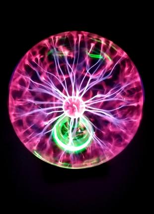 Плазменный шар ночник-светильник средний 12.5 см ABC Тесла
