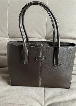 Женская брендовая кожаная сумка tods
