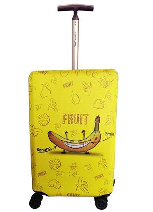 Чехол для чемодана неопрен s банан