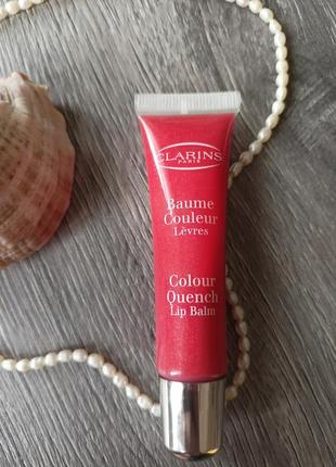 Блеск clarins colour qwench lip balm 14