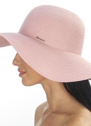 Капелюх сонцезахисний жіночий рожевий delmare