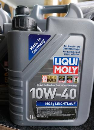 Моторное масло Liqui Moly МoS2 Leichtlauf 10W-40, 1л.