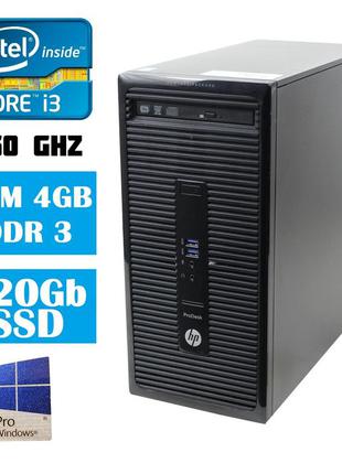 Комп'ютер HP ProDesk 400 G2/Core i3-4150 3.50Ghz/RAM 4096/SSD ...