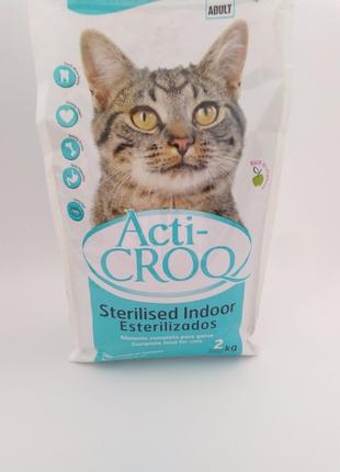 Корм для котів дозволений і стерилізованим котам! Acti Croq корм