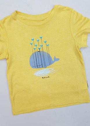 Летняя детская футболка для девочки кит