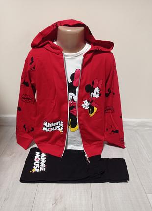 Детский спортивный костюм "Minnie Mouse" для девочки Турция на...