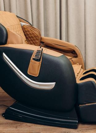Массажное кресло XZERO Y9 SL Premium Black&Brovn Масажне крісло