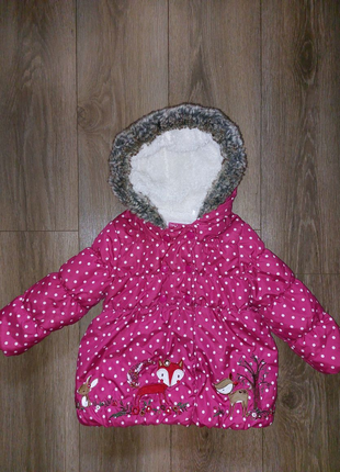 Куртка тепла для дівчинки на 2-3 роки