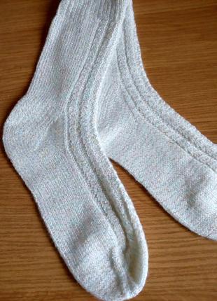 Вязаные подарочные носки ручная работа
