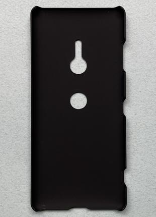 Чехол (бампер, накладка) для Sony Xperia XZ3 чёрный, матовый, ...