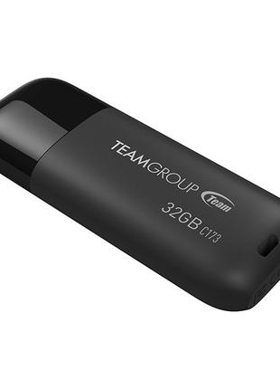 Флеш-накопитель USB 32GB Team C173 Pearl Black (TC17332GB01)