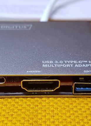 Адаптер DIGITUS USB 4K 30Hz HDMI/USB 3.0/USB-C. Германия Уценка.