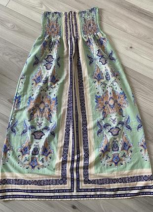 Сукня міді легка принт жатка сарафан бондо плаття в стилі печворк