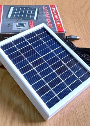 Солнечная панель MP-002WP 2 Вт со штекером 5,5х2,1 мм