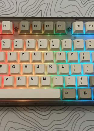Кастомна механічна клавіатура fl esports MK870 Akko CS Jelly Pink