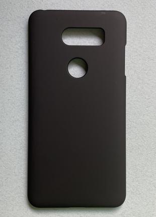 Чехол (бампер, накладка) для LG V30 / LG V30 Plus чёрный, мато...