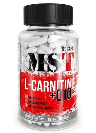 Жироспалювач MST L-Carnitine + Q10, 90 капсул