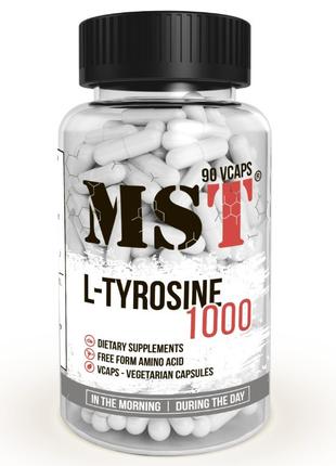 Амінокислота MST L-Tyrosine 1000, 90 вегакапсул