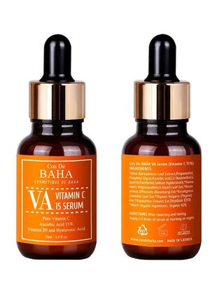 Сироватка для обличчя COS DE BAHA Vitamin C 15% Serum - Ascorb...