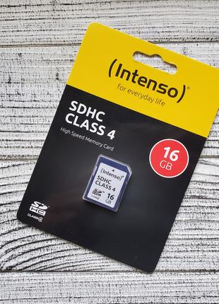 Карта памяти Intenso SDHC-Card 16 ГБ (Class 4)