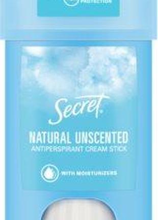 Secret женский кремовый дезодорант Natural unscented 40 ml-без...