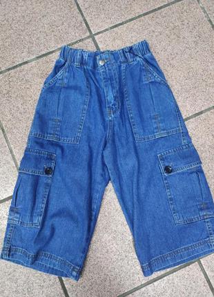 Шорты, капри джинсовые 128-152 рост