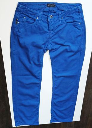 Оригинальные синии джинсы armani jeans, размер 28