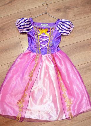 Платье принцессы карнавальное рапунцель
