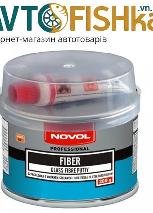 Шпатлёвка Novol Fiber 0,2 кг (cтекловолокно)