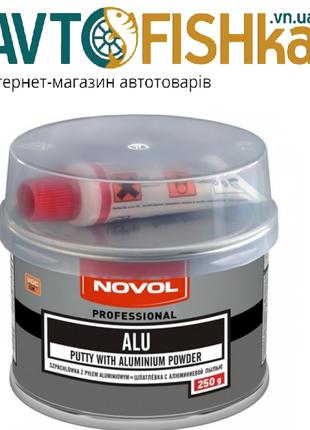 Шпатлёвка Novol ALU Алюминий 0,25 кг (алюминиевая пыль)
