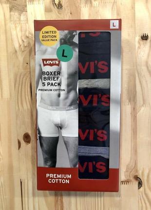 Трусы мужские levis premium cotton