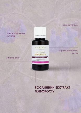 Экстракт Живокоста 30 мл для регенерации костной ткани