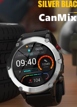 Мужские сенсорные наручные умные смарт часы Smart Watch CanMix...
