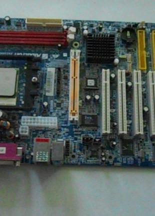 Материнская плата Socket 754 Albatron K8X250GB Pro + проц