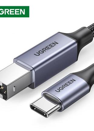 Кабель для принтера UGREEN USB C (Type C) to USB B 2.0  1м